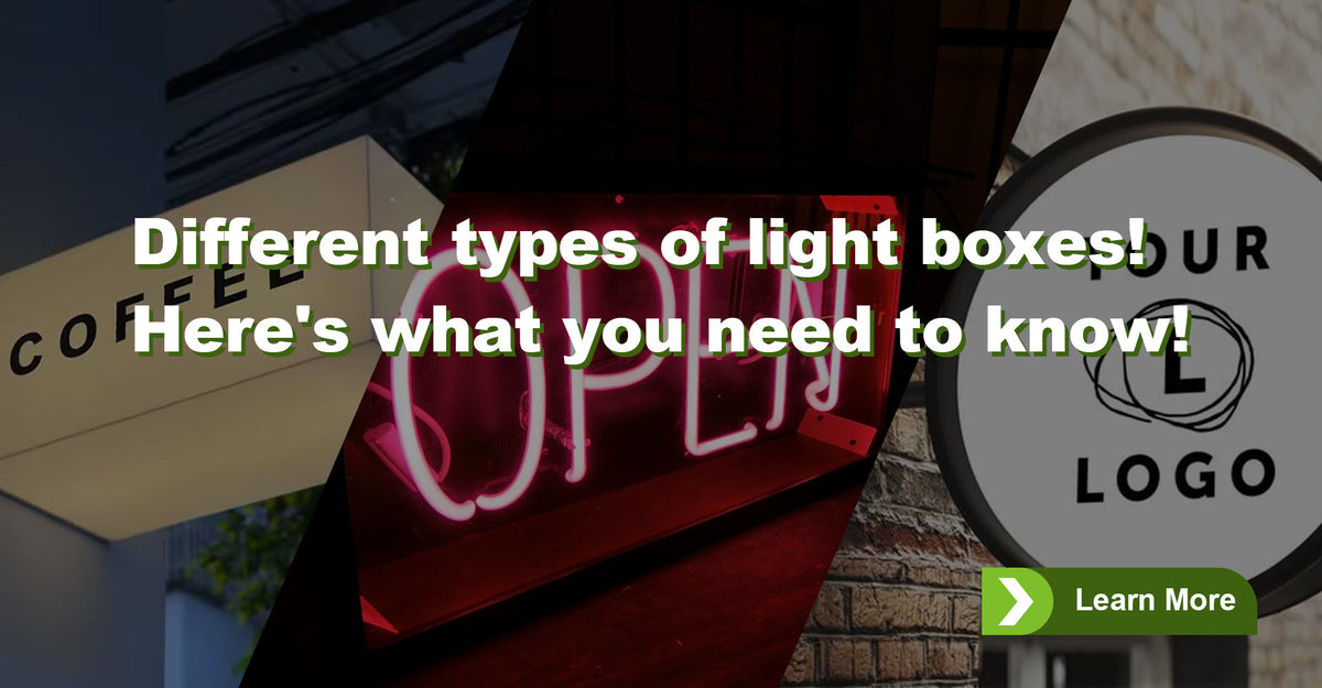 Different types of light boxes! Here's what you need to know ...