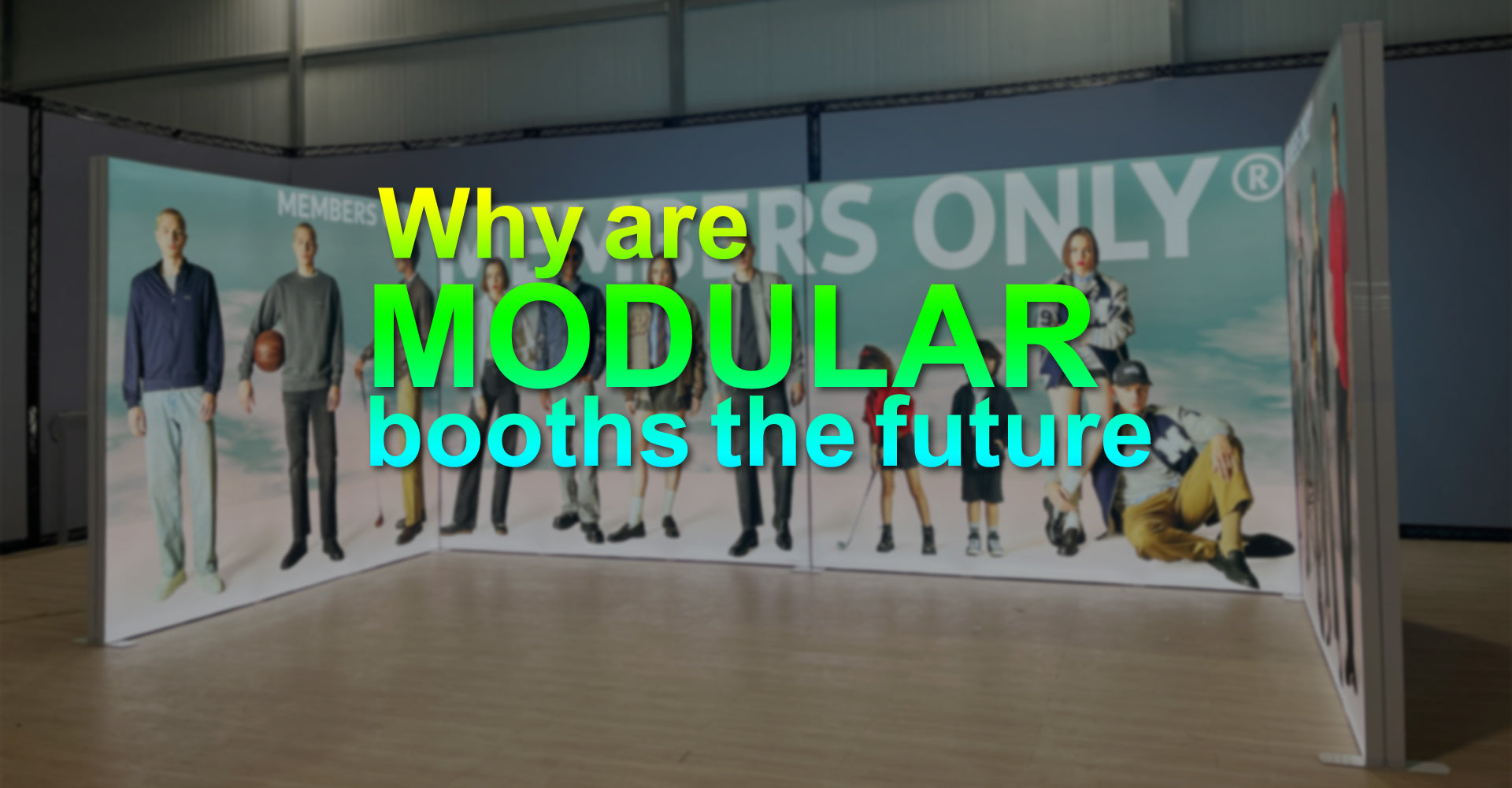 Why are modular booths the future? – FramePlus Display Inc