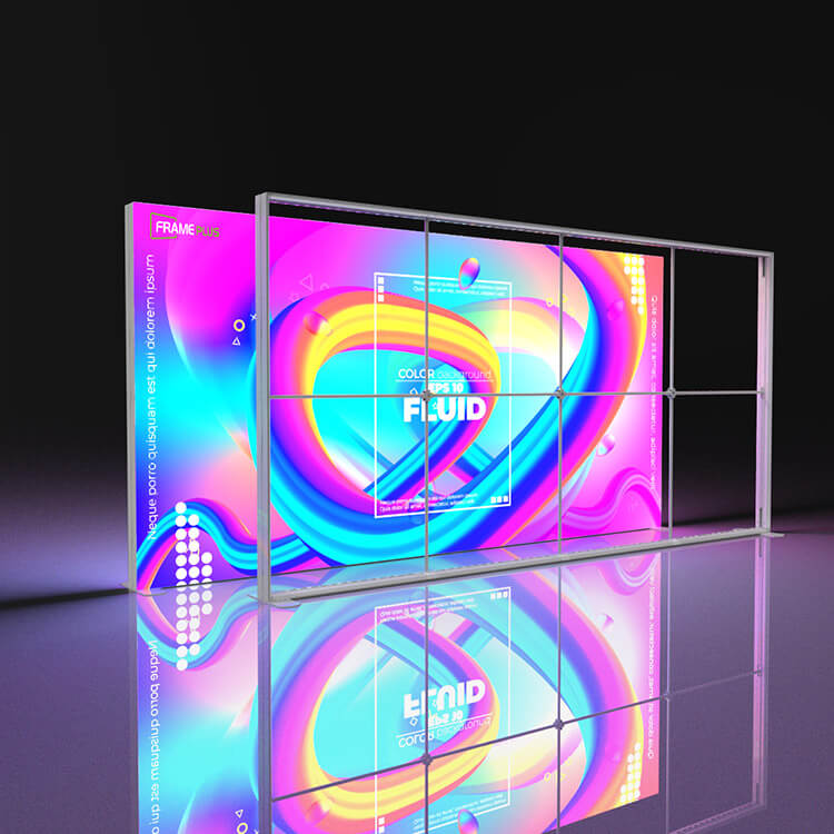 V Code Light Box 4m SEG Backlit Lightbox|Freestanding Lightbox display|Lightbox shop ...