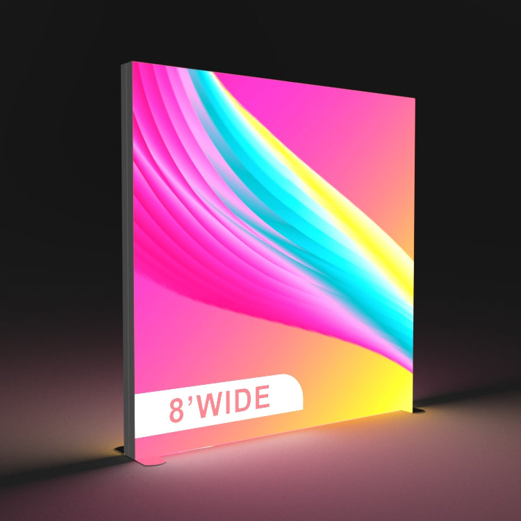 Modular Light Box Display US-Standard 8ft Modular Lightbox | SEG Lightbox Booths | FramePlus ...