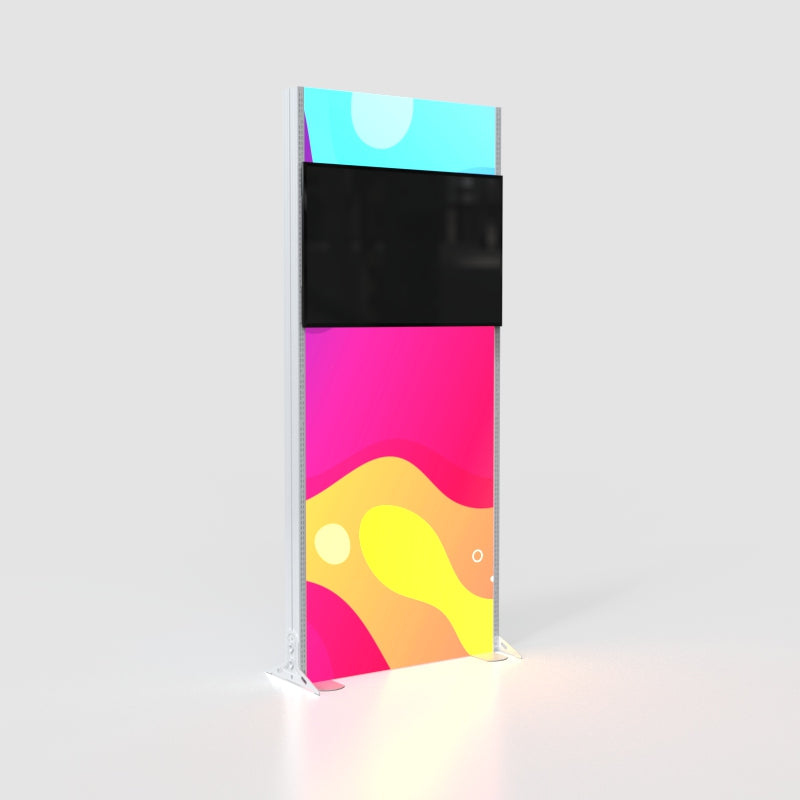 Light Box Column Lightbox Backdrop with TV Holder|Lightbox Exhibition Solution ...