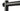 Internal pole ferrule, ribbed insert joins two tubes, keeps adjustable banner straight under tension.  