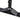  Base foot hub, 3-leg spread, low-profile rubber pad, floor-safe for retail pop-up.  