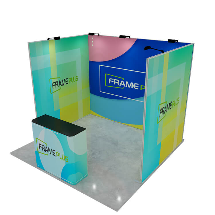 Frame Stand Types SEG Folding Frame Stand | Modular Trade Show Backdrops – FramePlus ...