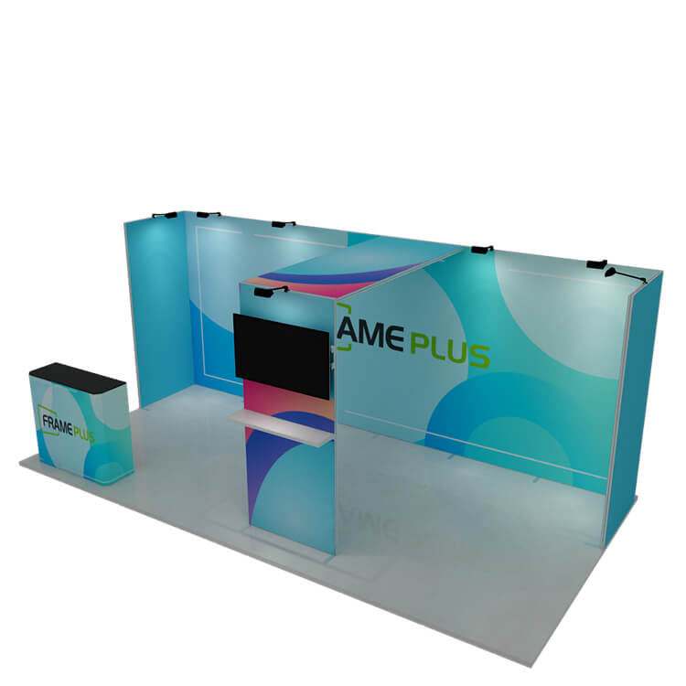 Excel Frame Stand Exhibition Stand Cheap UK|Big Discount|Fabric Stand – FramePlus Display Inc