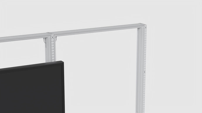 frame plus circular hanging rail suitable for retail and exhibitions