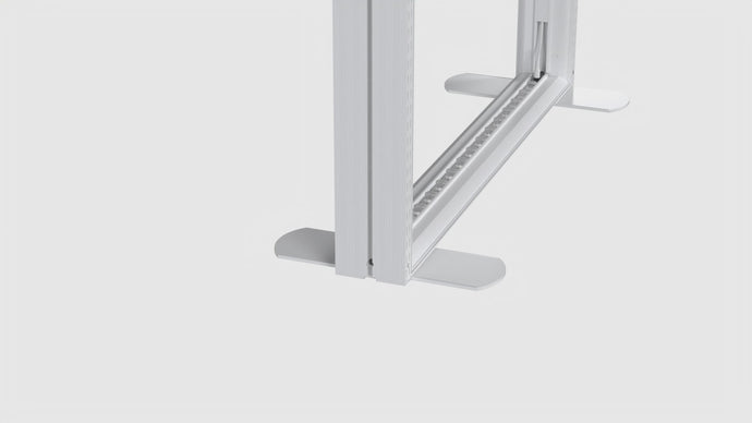  The FramePlus AA side full base provides a stable and reliable foundation for your AA Column display, connecting directly to your lightbox for a secure exhibition stand.