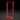1000 x 2000 mm RGB LED fabric lightbox frame glowing red
