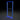 1000 x 2250 mm RGB LED fabric lightbox frame glowing blue