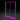 2000 x 2500 mm RGB LED fabric lightbox frame illuminated in magenta