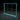 3000 x 2250 mm RGB LED fabric lightbox frame illuminated in cyan